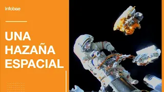 Cosmonautas realizaron mejoras a la Estación Espacial Internacional