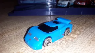 Let's take a look at micromachine series 5 Bugatti speed Legends Worldpac