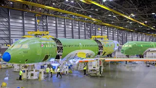 Inside Billions $ Super Advanced Airbus A220 Factory - Assembly Line