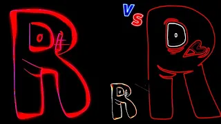 Alphabet Lore Song Vocoded to Miss The Rage How to draw Neon "R"