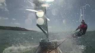 International Canoe Wind against tide
