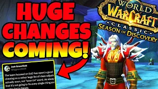 NEW Upcoming Class Changes & Reworks in Season of Discovery!