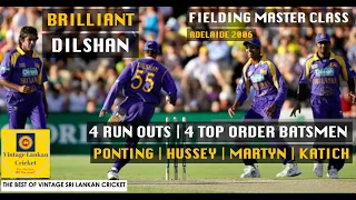 Brilliant Dilshan ran out Ponting, Martyn, Hussey and Katich in VB series final 2006