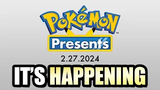 It's happening. The Pokémon Presents has been announced...