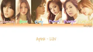 Apink (에이핑크) – LUV Lyrics (Han|Rom|Eng|Color Coded) #TBS