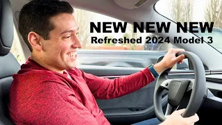 Refreshed 2024 Model 3 Impressions! RWD and Long Range AWD Compared!!