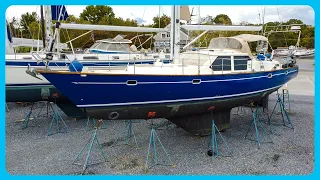 An AFFORDABLE & High Quality ~50' Bluewater Cruiser? [Full Tour] Learning the Lines