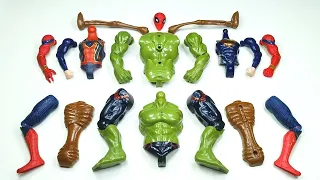 merakit mainan spider-man vs hulk smash vs Superman vs siren head ~ avengrs