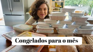 COMO VOU PASSAR QUASE UM MÊS SEM COZINHAR - PARTE 1 | Congelados para o Pós Parto | MARINA MORAIS