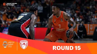 Valencia Basket-Olympiacos Piraeus | Round 26 Highlights | 2023-24 Turkish Airlines EuroLeague