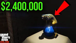 Make $2,200,000 in 1 Hour SOLO in GTA Online! Cayo Perico Panther Statue Heist