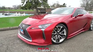 2018 Red LC500 Rocking the NIA Splitter!