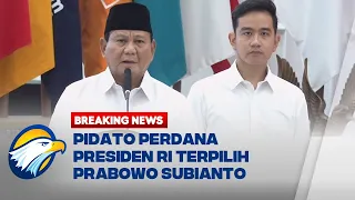 [FULL] Pidato Perdana Prabowo sebagai Presiden RI Terpilih 2024-2029