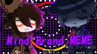 Mind Brand Meme | Flash Warning⚠ | Ft.Thin man , Mono | Little Nightmares | TY FOR 600 subs!!😳💛