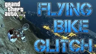 Grand Theft Auto V | FLYING BMX BIKE GLITCH | How to do it