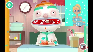 in Toca Boca kitchen I give all the characters of makeover