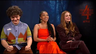 Sadie Sink, Gaten Matarazzo and Priah Ferguson talk Stranger Things 4!