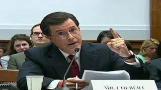 2010: Mr. Colbert goes to Capitol Hill