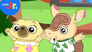 Armando the Armadillo, Chip's New Friend | Chip and Potato | Netflix Jr