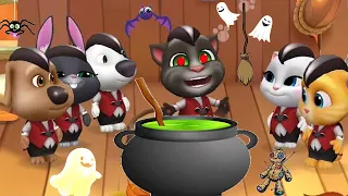 My Talking Tom Friends Halloween update TreeHouse Gameplay Android ios