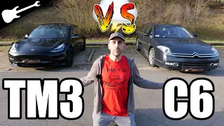 Tesla Model 3 Vs Citroën 🔥 C666 🤷  Laquelle est la plus CONFORTABLE ?