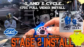 Harley Davidson Stage 2 Install Full Step by Step Walkthrough - S&S 475C