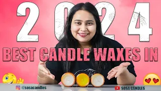 BEST wax for candle making in 2024 - Soy vs. Beeswax vs. Paraffin | Making Natural Wax Candles #wax