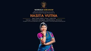 BHARATANATYAM RANGA PRAVESHAM OF HASITA VUTHA  | BHARATA KALANJALI  |