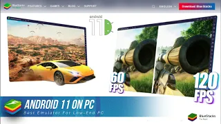 Android 11 on PC, New Best Android Emulator For High FPS Gaming | Low-end PC, 4gb RAM