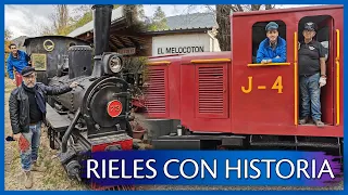 🚂 TRENES de CHILE que SIGUEN VIVOS 🚂 ESTACIÓN el MELOCOTÓN, CAJÓN del MAIPO 🛤️