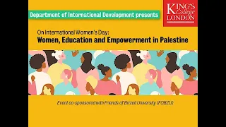 International Women's Day 2023: Women, Education and Empowerment in Palestine