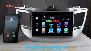 Aftermarket Bluetooth 2015 2016 2017 2018 Hyundai TUCSON Car Stereo Upgrade Radio Gps Navigation