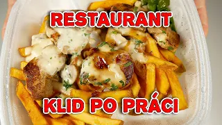 BURGER NÁKLAĎÁK a Řízek jako od Maminky! Restaurant Klid po práci.