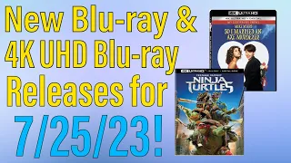 New Blu-ray & 4K UHD Blu-ray Releases for July 25th, 2023!