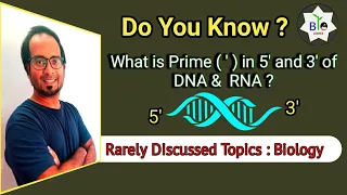 What is ( ' ) PRIME in 5' and 3' in DNA RNA ? !! DNA & RNA !! Basics - BioLogics