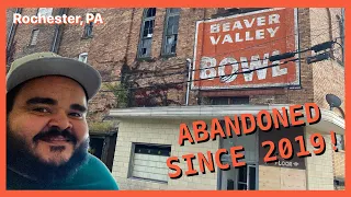 ABANDONED BOWLING ALLEY!!! ROCHESTER, PA. BEAVER VALLEY BOWL 🎳 DESTINATION BOWLING EP. 6 #kingpin