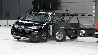 2022 Honda Pilot updated side IIHS crash test