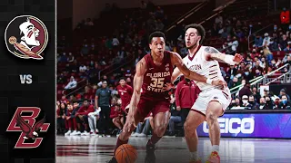 Florida State vs. Boston College Men's Basketball Highlights (2021-22)