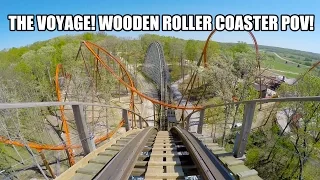 The Voyage Roller Coaster POV Holiday World Indiana 60fps