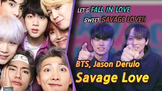 K-pop Artist Reaction] BTS (방탄소년단) 'Savage Love' (Laxed – Siren Beat) [BTS Remix]