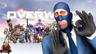 Overwatch vs TeamFotress 2 - русское сравнение героев!