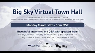 Gary Rieschel Founding Managing Partner of Qiming Ventures on Explore Big Sky Virtual Town Meeting