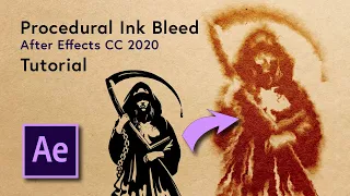 Realistic Ink Bleed (Procedural) - After Effects CC Tutorial