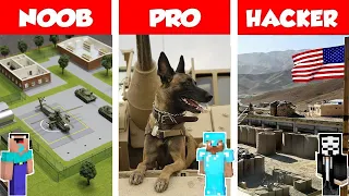 Minecraft NOOB vs PRO vs HACKER: Secret War|Trap Base Battle in Minecraft / Animation