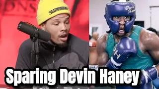 Gervonta Davis SPARRING Devin Haney(Floyd & Adrian Broner