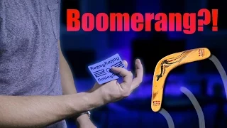 BOOMERANG a Playing Card?! (Tutorial Tuesday 1)