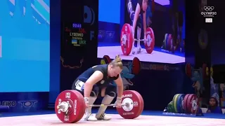 Lysenko Anastasiia (UKR) Women + 87 kg.  World Weightlifting Championship 2019, Pattaya (Thailand)