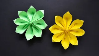 Cute PAPER FLOWERS | Origami Decoration | Tutorial DIY by ColorMania