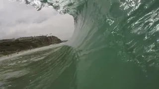 Insane Salt Creek!! (Hight Tide) Bodyboarding POV