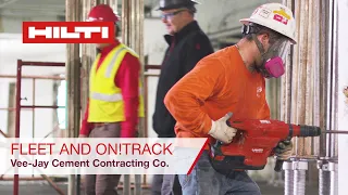 Hilti Tool Fleet Management and ON!Track Asset Management testimonial from Vee-Jay Cement